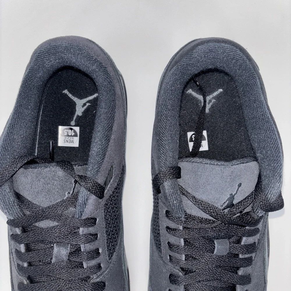 Jordan Flight Court Black Anthracite Men's 10.5 Skate Sneakers Suede HF3255-010